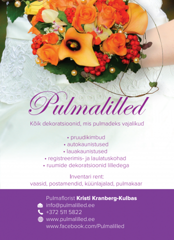 Pulmad.ee - Elu tähtsaim lehekülg. Kogu info pulmade korraldamisest! Pulmad.ee - Elu tähtsaim lehekülg. Kogu info pulmade korraldamisest!